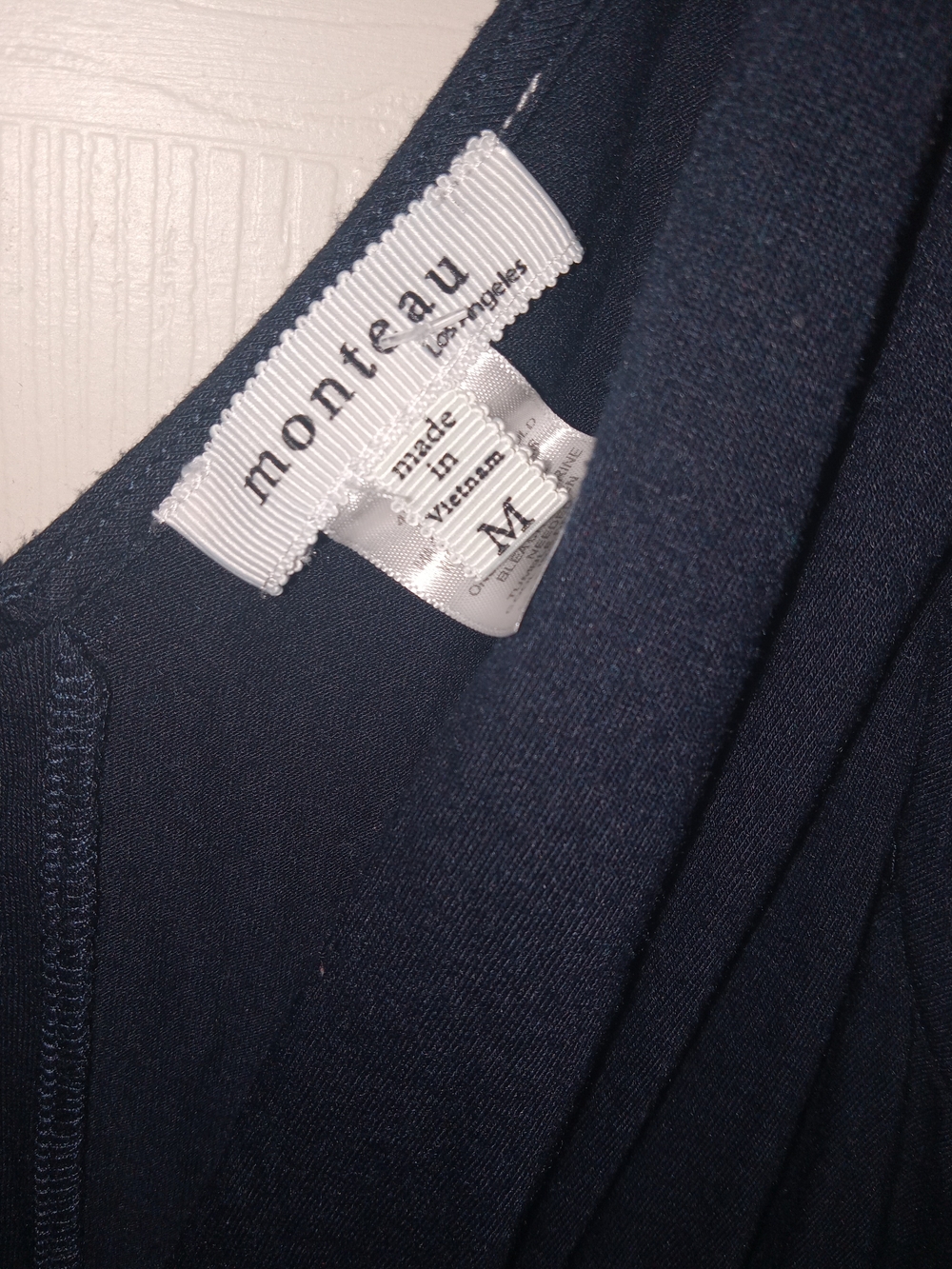 Monteau Navy Boot Cut Pants